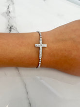 Load image into Gallery viewer, Cross slider Bracelet
