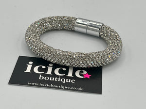 Crystal Magnetic Tube Bracelet - 7 Colours