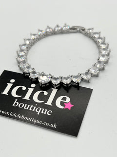 Load image into Gallery viewer, Jessica Heart Bracelet
