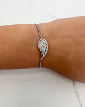 Load image into Gallery viewer, Angel Wing Slider Bracelet
