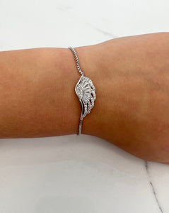 Angel Wing Slider Bracelet